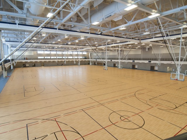 Picture of BYU-Idaho's huge indoor gym