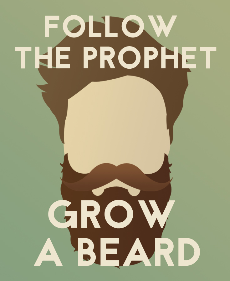 Start growing a beard meme