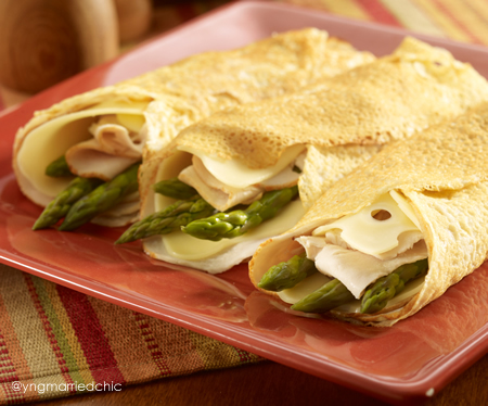 Savory crepes make a great Conference supper.