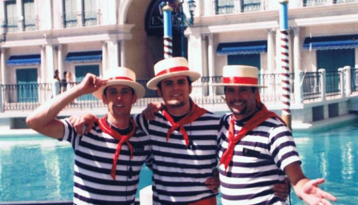 gondolier at the Venetian Hotel