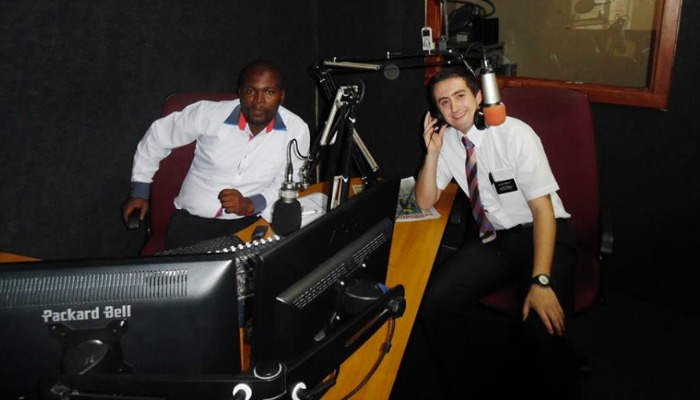South African LDS missionaries on radio