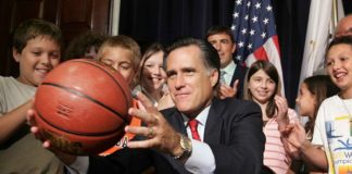 Mitt Romney, basketball