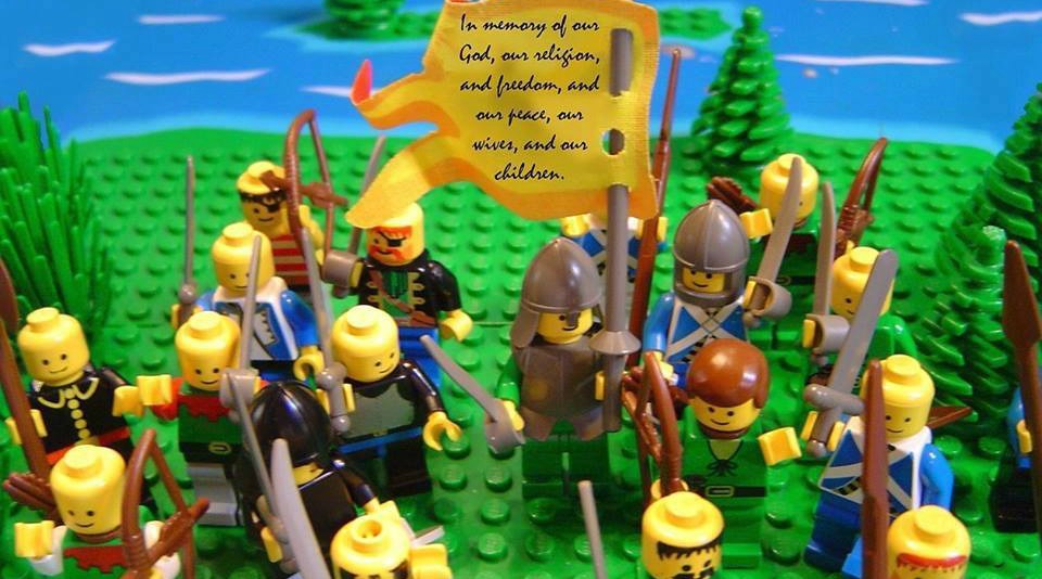 Lego creation of Captain Moroni