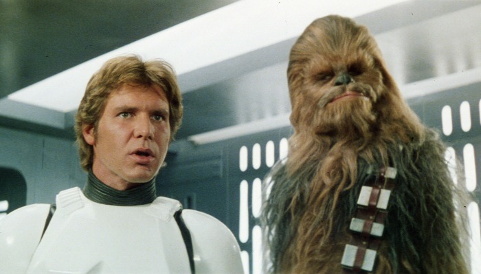 Chewbacca and Han Solo