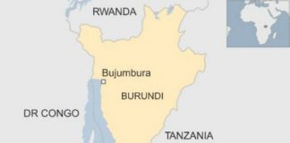 Burundi Map