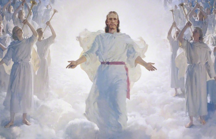 Painting of Jesus Christ's second coming by Henry Anderson