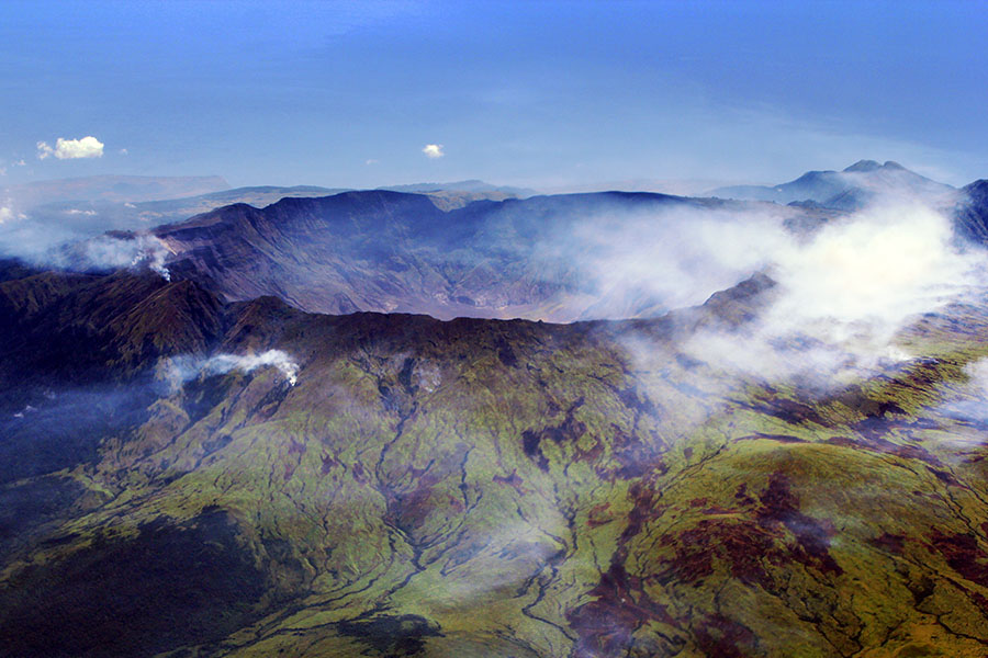 Mount Tambora's caldera