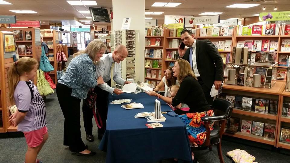 Author Jen Brewer at a book signing event