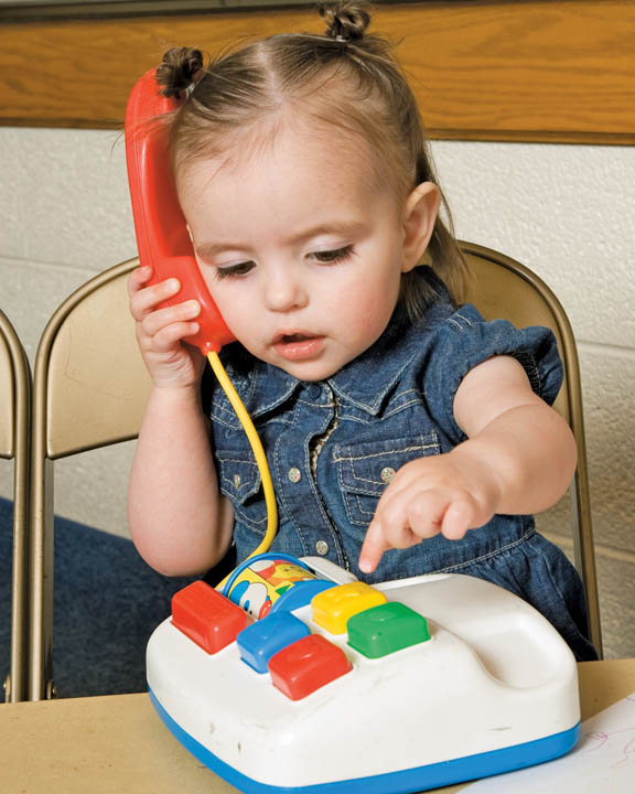 Child on playphone