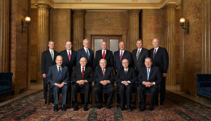 october 2015, LDS Quorum of the Twelve Apostles