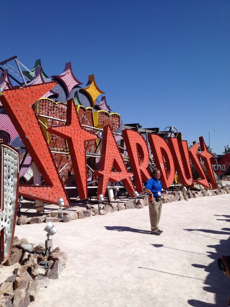 Stardust sign from the Neon Sign Museum Boneyard outdoor Exhibit