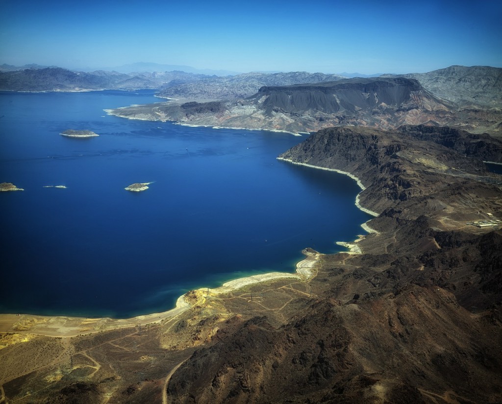 Aerial View of Lake Mead Recreation Area