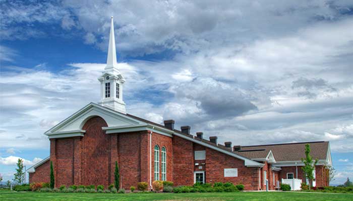 LDS Meetinghouse sunny day