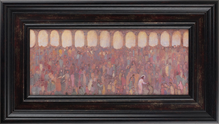 J. Kirk Richards' Healing the Multitudes painting