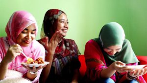 Three Laughing Women Wearing Hijabs | How to Write a Meaningful Missionary Letter | Third Hour | What to Write in a Card for a Missionary | Sample Encouragement Letter to Missionary