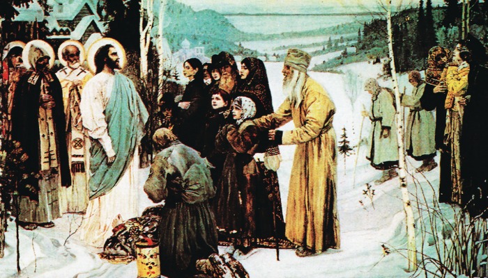 Christ in Russia painting
