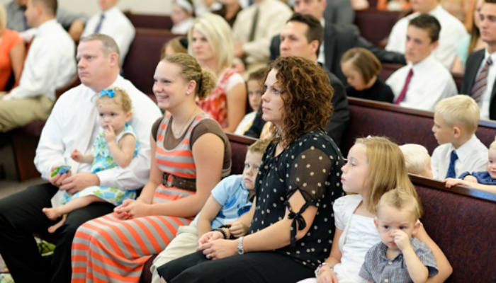 Family at Church
