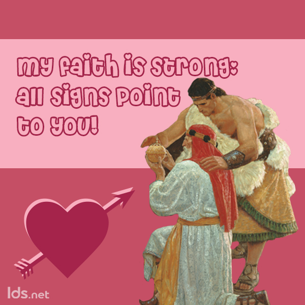 The Liahona, BOM Valentine meme