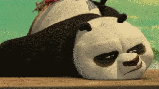 Po loves Kung Fu in Kung Fu Panda