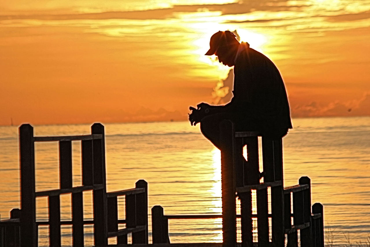 Man prays over what to do next