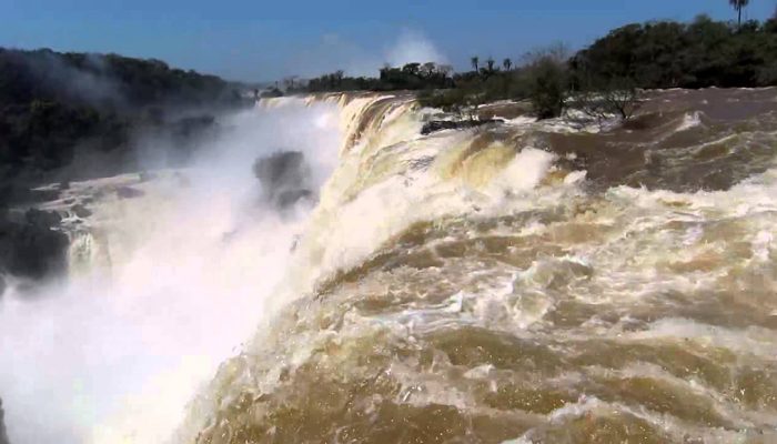 The Devil's Throat at Iguassu Falls