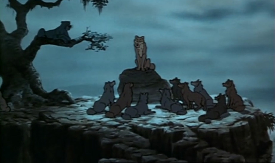 the Jungle Book wolves hold a family council