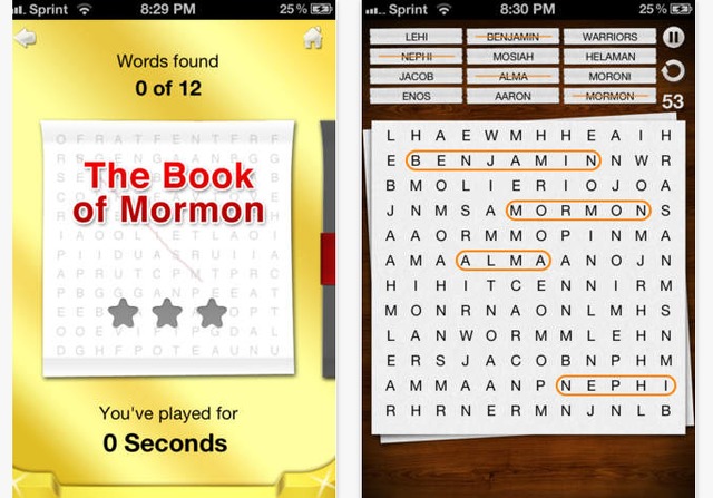 LDS word search