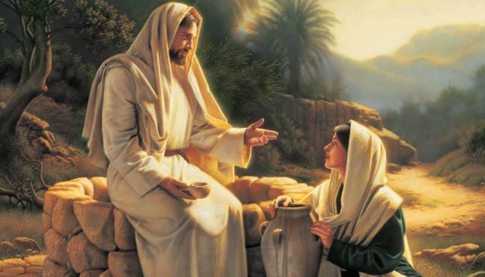 Christ with Woman at the Well art