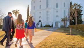 Group Walking to Temple | LDS Temple Dress Requirements | Third Hour
