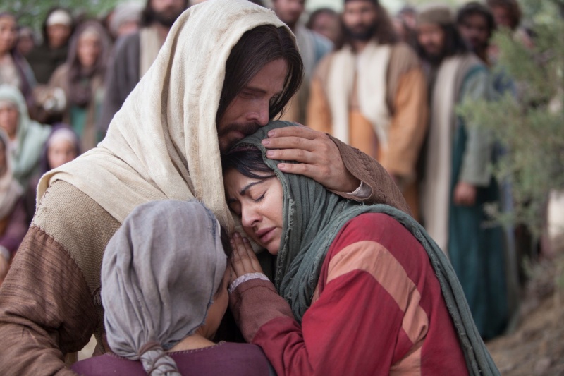 Jesus with Mary and Martha