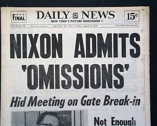 Watergate front page