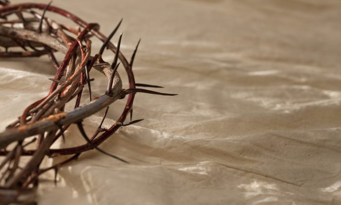 condescension of god through crown of thorns