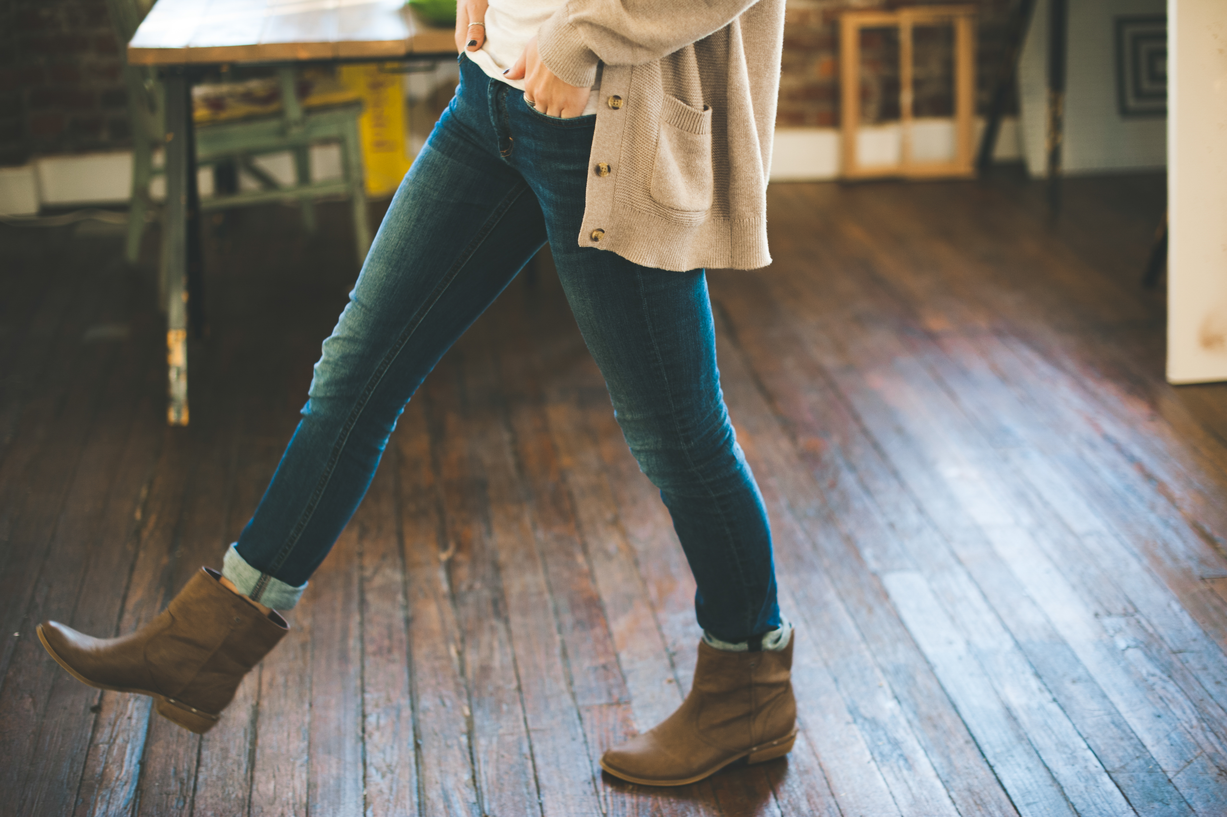 Woman realizes it's time to blossom and takes first step