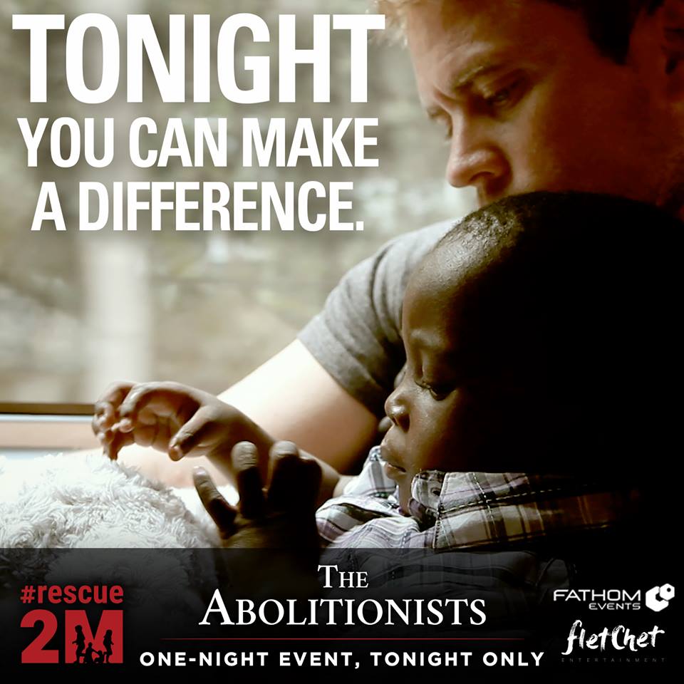 "The Abolitionists" premieres May 16, one-night event (via Facebook)