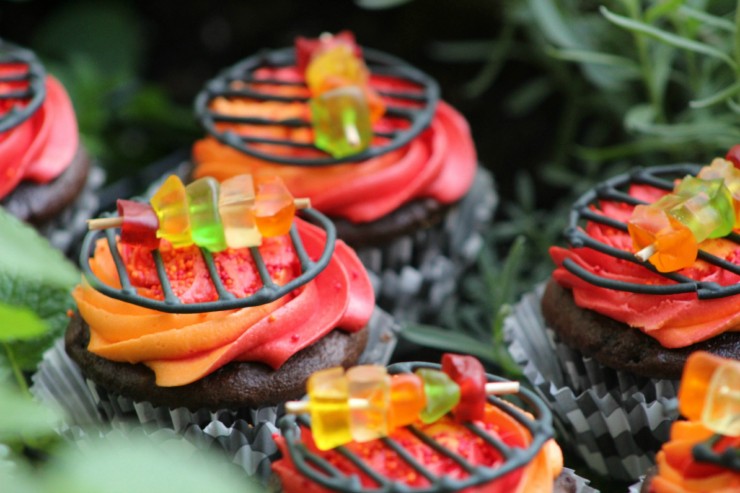 Grill cupcakes Father's Day recipe