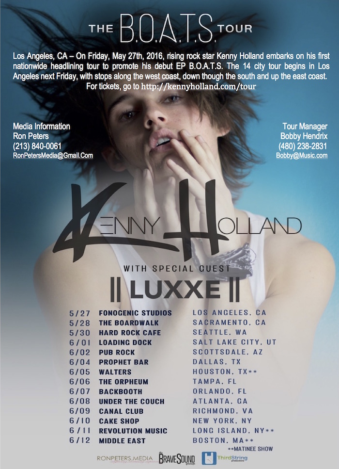 Kenny Holland BOATS Tour Media Alert