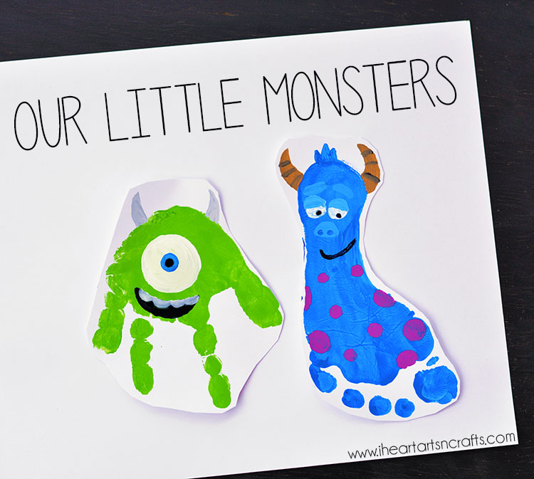 monsters inc inspired father's day card