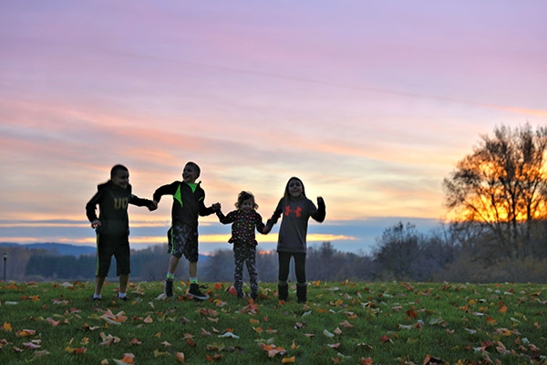 Siblings together build spiritual armor