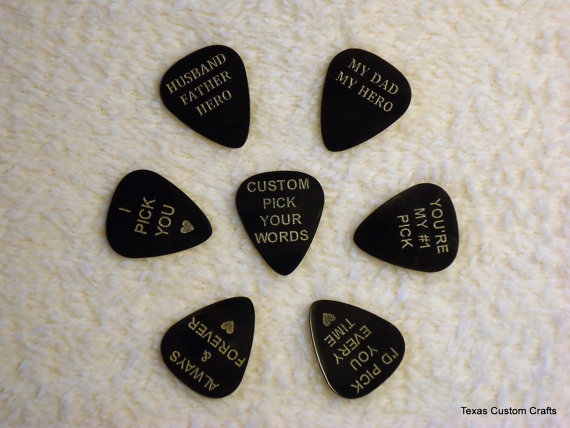 pun Father's Day guitar picks