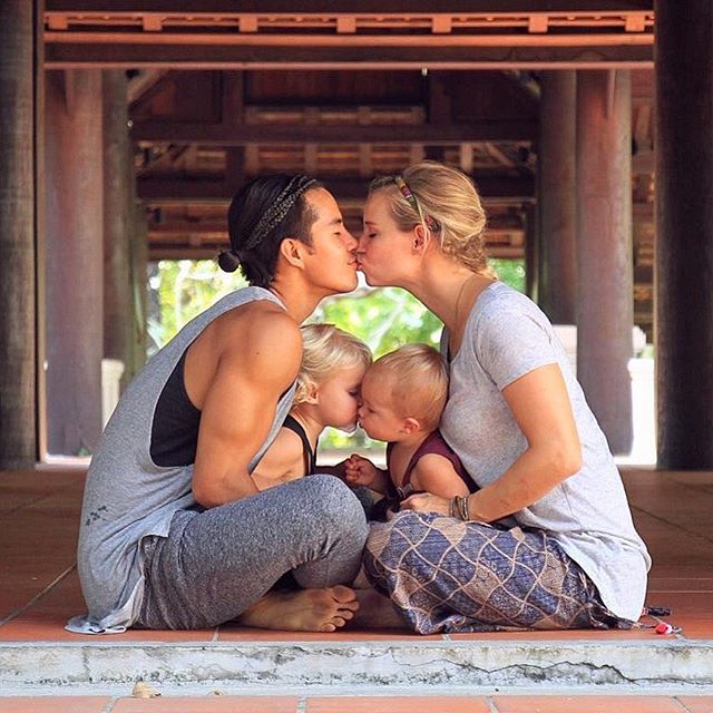 Garrett and Jessica Gee, with daughter Dorothy and son Manilla (Courtesy Gee Family).