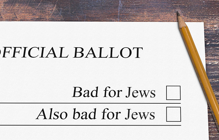 bad for Jews ballot