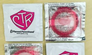 Planned Parenthood's CTR condoms (via ldsliving.com)