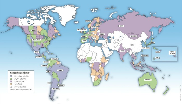 Membership distribution mormons aren't that great