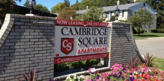 cambridge apartments southfield michigan