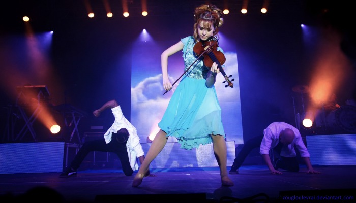 Lindsey Stirling on stage performance