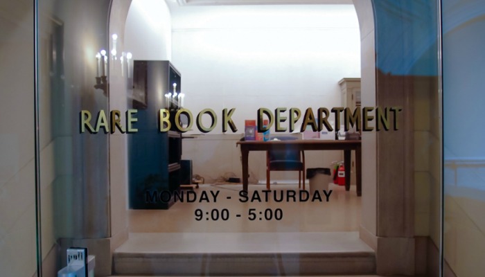 Rare Book Department