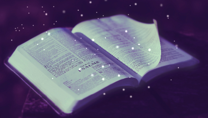 old scriptures with stars