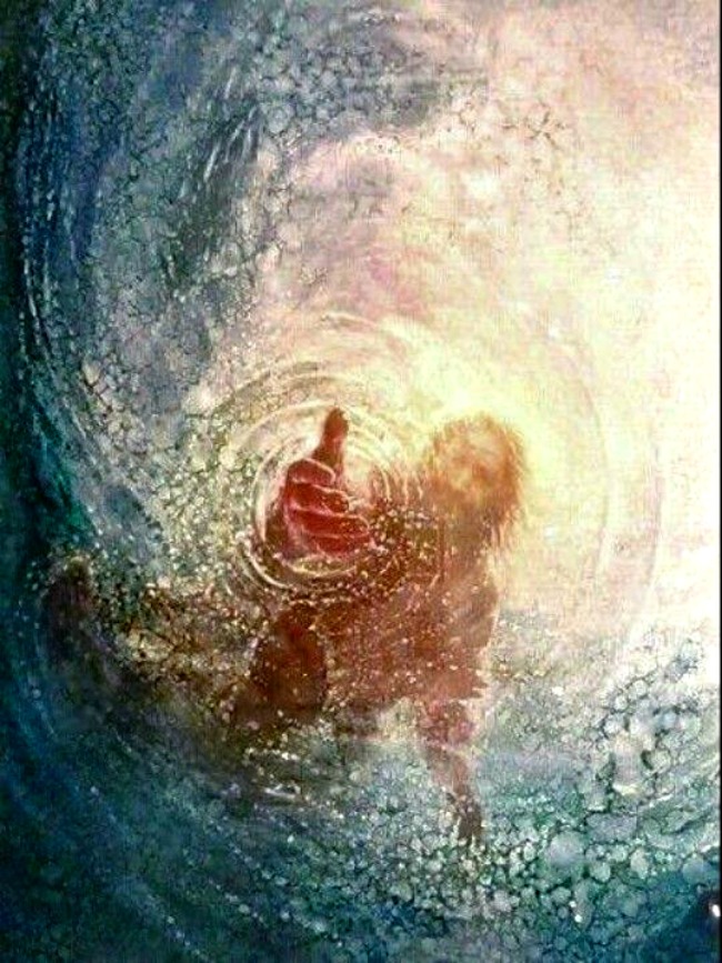 The Savior reaches to rescue every soul.