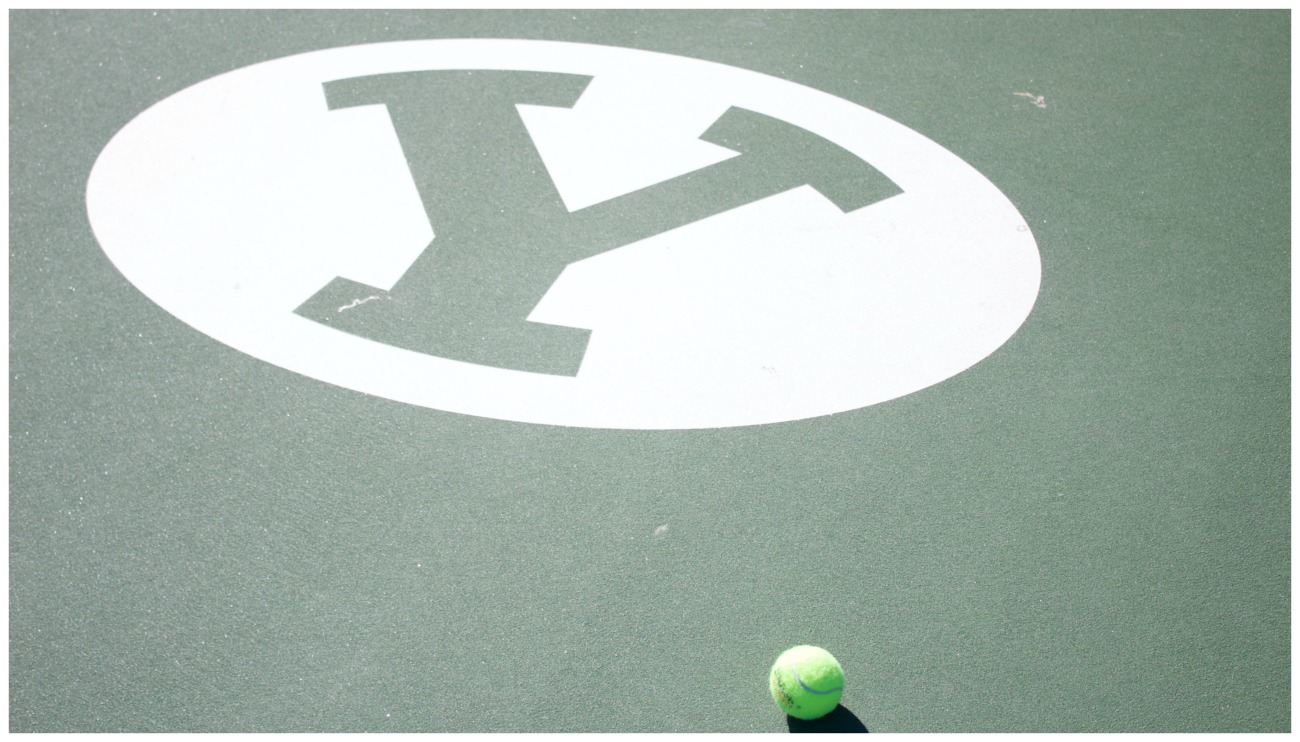 Becoming a Mormon - Playing tennis at BYU