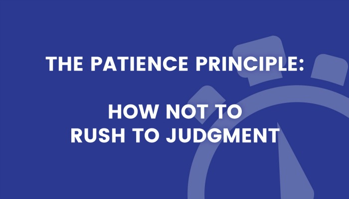 Patience Principle title graphic